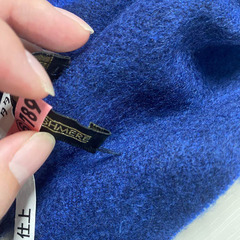 CASHMERE マフラー リバーシブル ブルー 厳選された素材