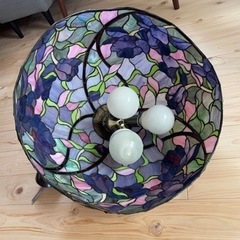 ステンドグラス天井釣りランプ　50㎝　アンティーク