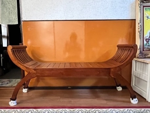 ⭐️カルティニベンチ　アジアン家具　チーク材