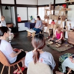 瞑想×アート和紙コラージュ − 長野県