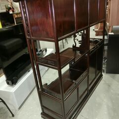 唐木違い棚 唐木飾り棚【モノ市場東海店】141