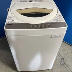 【良品】TOSHIBA 5.0kg洗濯機 AW-5G3 2016...