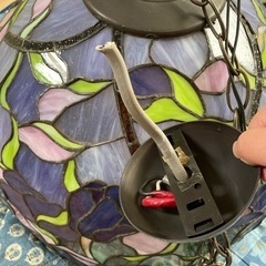 ステンドグラス天井釣りランプ　50㎝　アンティーク