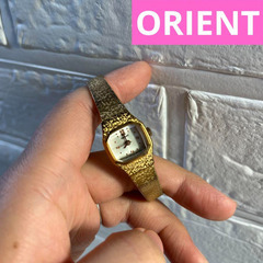 ORIENT レディース　腕時計　美品　ゴールド　金