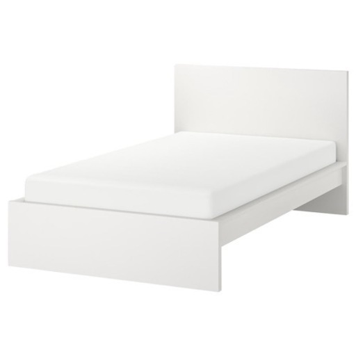 美品 5ヶ月使用 IKEA マットレス+収納ケース付き セミダブル