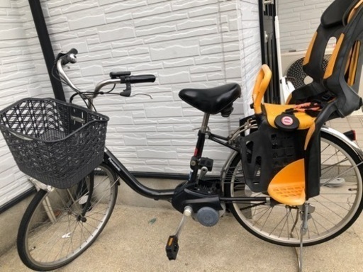 電動自転車　チャイルドシート付き