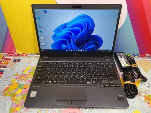 JC0133 美品綺麗 富士通 LIFEBOOK U938/S 13.3型 12GB 第7世代 Win11