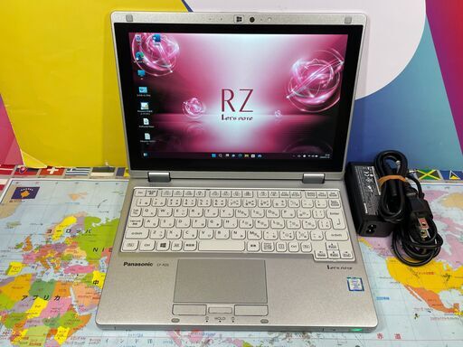JC0105 パナソニック 2in1 モバイル CF-RZ6 SIMフリー タブレット 美品 Win11 office2021