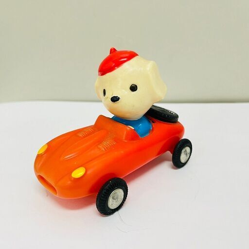 【希少品】 山梨中央銀行 車載イヌ ソフビ