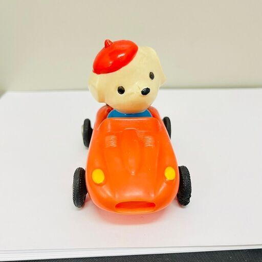 【希少品】 山梨中央銀行 車載イヌ ソフビ