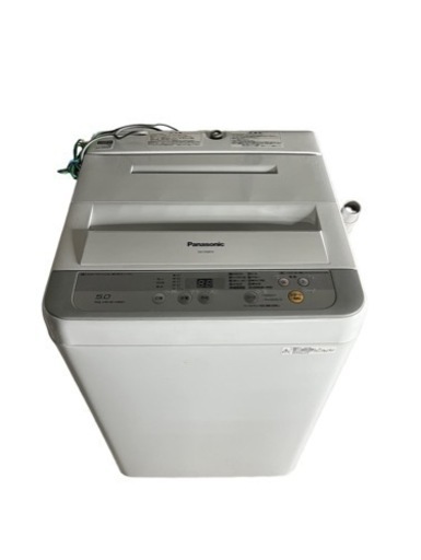 【ジ 0118-04】 Panasonic 全自動電気洗濯機　NA-F50B10 5.0kg 2017年製