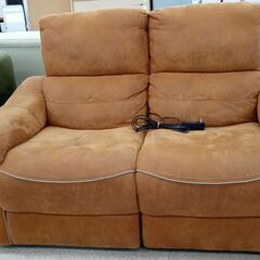 特別値引き☆ジモティ割あり☆ 電動リクライニングソファ ブラウン H89