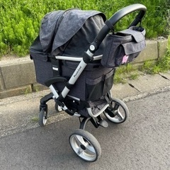 ピッコロカーネ ベント ペットカート 多機能 大容量収納 フレーム取り外し可 折りたたみ 折り畳み フード 日除け 正面 対面 多頭 ペットキャリー バギー Piccolo Cane VENTO