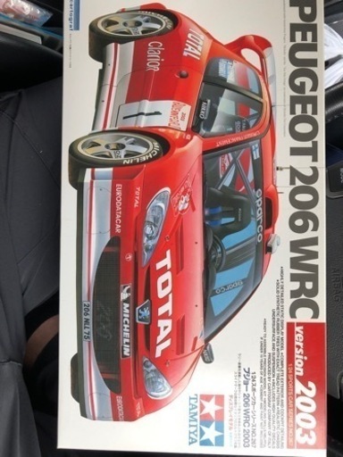 再値下げ！タミヤ　プジョー 206 WRC 2003 未組立