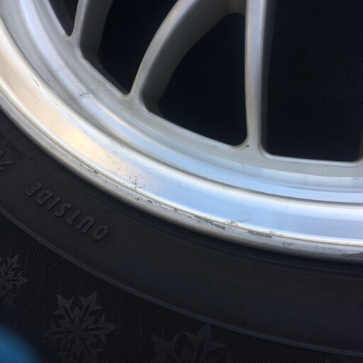 BBS スバル 16インチ 鍛造ホイール コンチネンタルスタッドレス BBS 