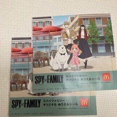 SPY×FAMILY 塗り絵&シール　ハッピーセット