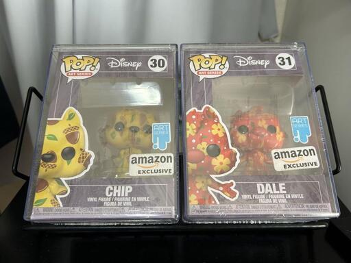 Funko Pop! Art ディズニー　チップ\u0026デール　ボブルヘッド　レア　未開封
