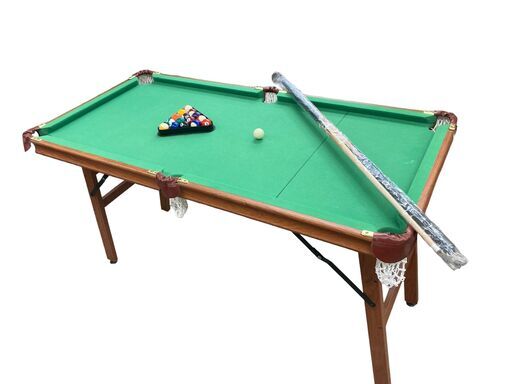 ビリヤード台 家庭用 折り畳み式 ミニサイズ 室内 サイズ　１４０×６９×８０cm 室内 引き取り限定 神奈川県横須賀市