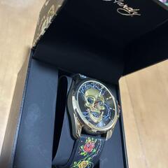 Ed Hardy エドハーディー 腕時計 ドクロ 未使用