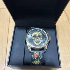 Ed Hardy エドハーディー 腕時計 ドクロ 未使用