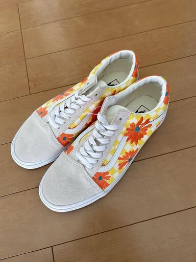 VANS バンズ　オールドスクール　チェッカーボードフローラルブラン　27.5　新品未使用