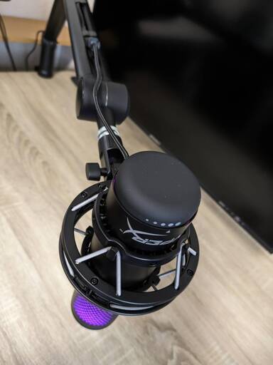 ほぼ新品 HyperX QuadCast S Alterzone マイクスタンドセット (そそ  