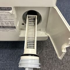 【稼動品】SHARP シャープ ドラム式洗濯乾燥機 ES-S7C-WR 家電 稼動品 ホワイト 2018年製 中古