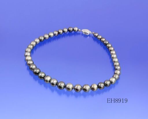 7.9-11.9mm 南洋黒蝶真珠ネックレス