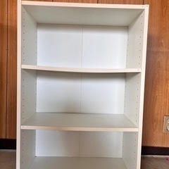 カラーボックス 3段 白 収納棚 ワイドタイプ