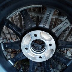 雪予報！アルミホイール14インチ！バリ山！まだイボ付き！スタッドレス！175/65/14