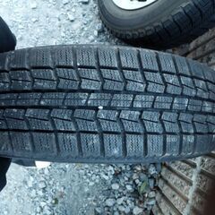 雪予報！アルミホイール14インチ！バリ山！まだイボ付き！スタッドレス！175/65/14