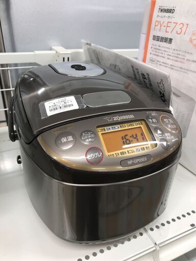 ★炊飯ジャー 象印 NP-GP05E9 2023年製 ※通電チェック済
