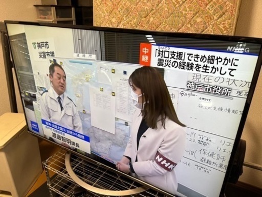 テレビ、シャープ　55インチ