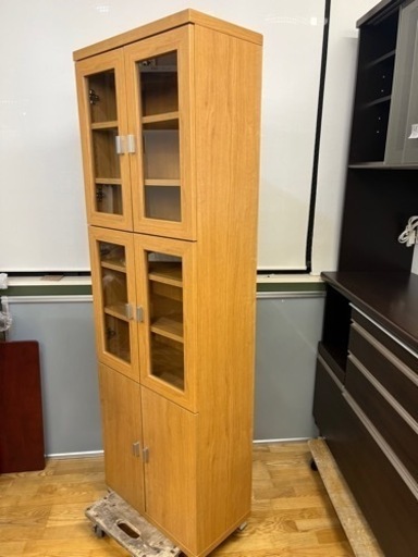 N548☆スリム食器棚☆食器棚☆幅600mm