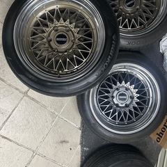 軽量ホイール4本セット 235/40/R18/P.C.D100 （タイヤはおまけ 