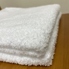 泉州日本製バスタオル100%綿　未使用2枚セット