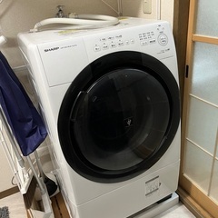 【中古品】2021年製SHARP洗濯乾燥機  7kg