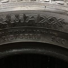 DUNLOP WINTER MAXX SJ8 215/65R16 16インチ スタッドレス 4本 バリ溝