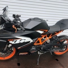 【ネット決済】KTM RC125 低走行　チェーン&バッテリー新品