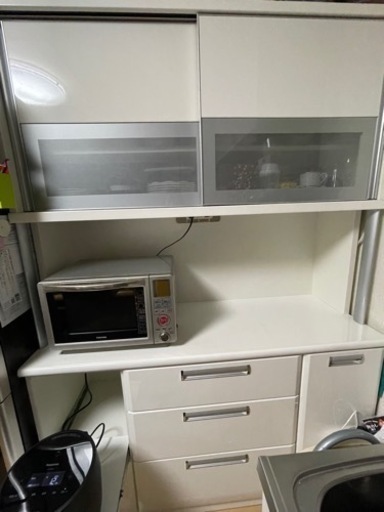ニトリ　美品食器棚