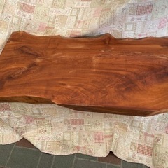 【お話し中】大きな木の板　木材　楠　クスノキ　看板　テーブル