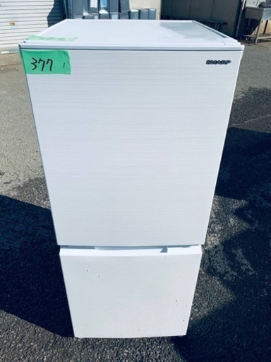 ER377番 シャープノンフロン冷凍冷蔵庫SJ-D15G-W