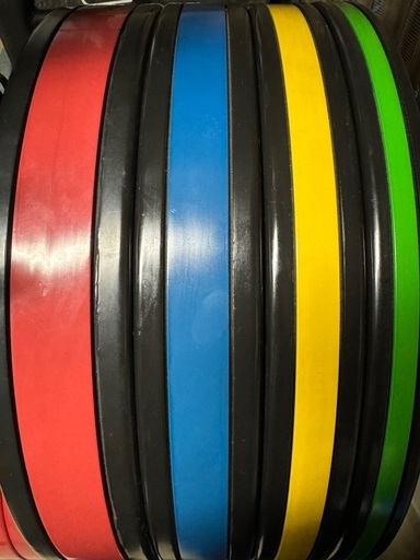 鬼 オリンピックプレート オニバンパープレート 140kgセット パワー