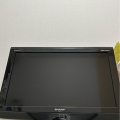 【美品】SHARP テレビ　26型　