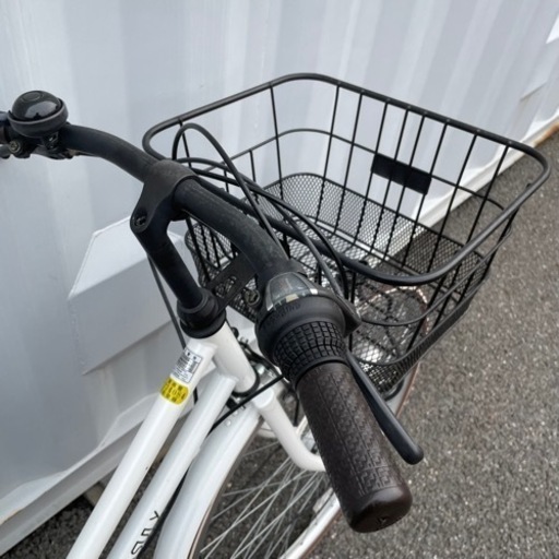 【都内/千葉市引取】ママチャリ 27インチ自転車 カゴ/鍵/ライト付 都内/千葉市引取】ママチャリ 27インチ カゴ/鍵/ライト付