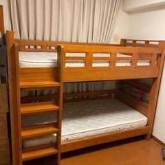 値下げしました　2段ベッド＋マットレス