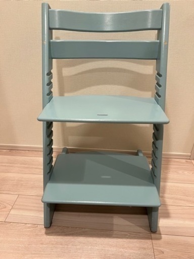 STOKKE トリップトラップ　ブルー　座椅子付