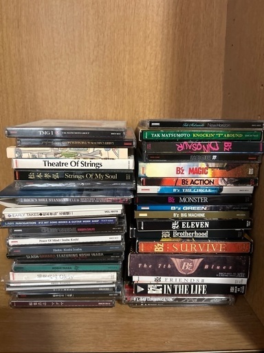 B'zシングルアルバムCD値下げました。