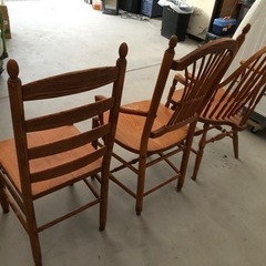 カナディアンビンテージ OLD HIPPY WOOD PRODUCTS チェア3つセット