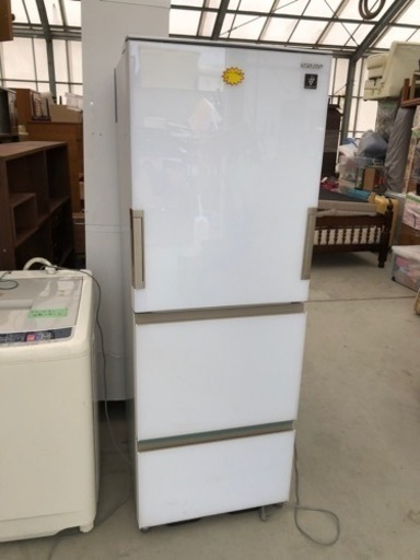 2018年製 SHARP 3ドア冷凍冷蔵庫 356L SJ-GH36D-W 冷凍容量たっぷり101L❗️